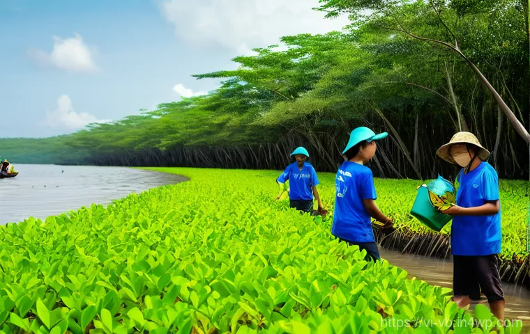기후 난민 대책을 위한 정책 제안 - **Prompt:** A cinematic wide shot capturing the enduring spirit of farmers in the Mekong Delta, Viet...