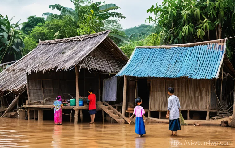 기후 난민 대책을 위한 정책 제안 - **Prompt:** A vibrant and hopeful scene depicting a community-led mangrove reforestation effort alon...