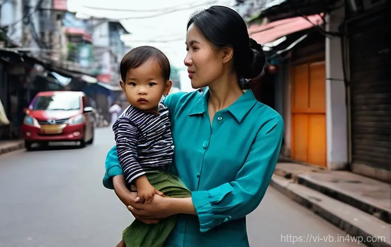 기후 난민 문제에 대한 언론 보도 분석 - **Prompt:** A wide-angle, realistic photo of a vast, parched rice field in the Mekong Delta, Vietnam...